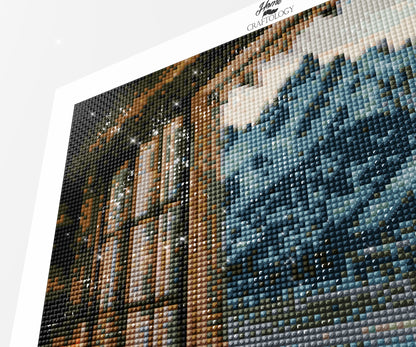 Alpine Glow Window - Time Limited Exclusive Diamond Painting Kit