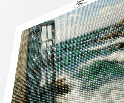 Doorway to the Deep Blue - Exclusive Premium Diamond Painting Kit