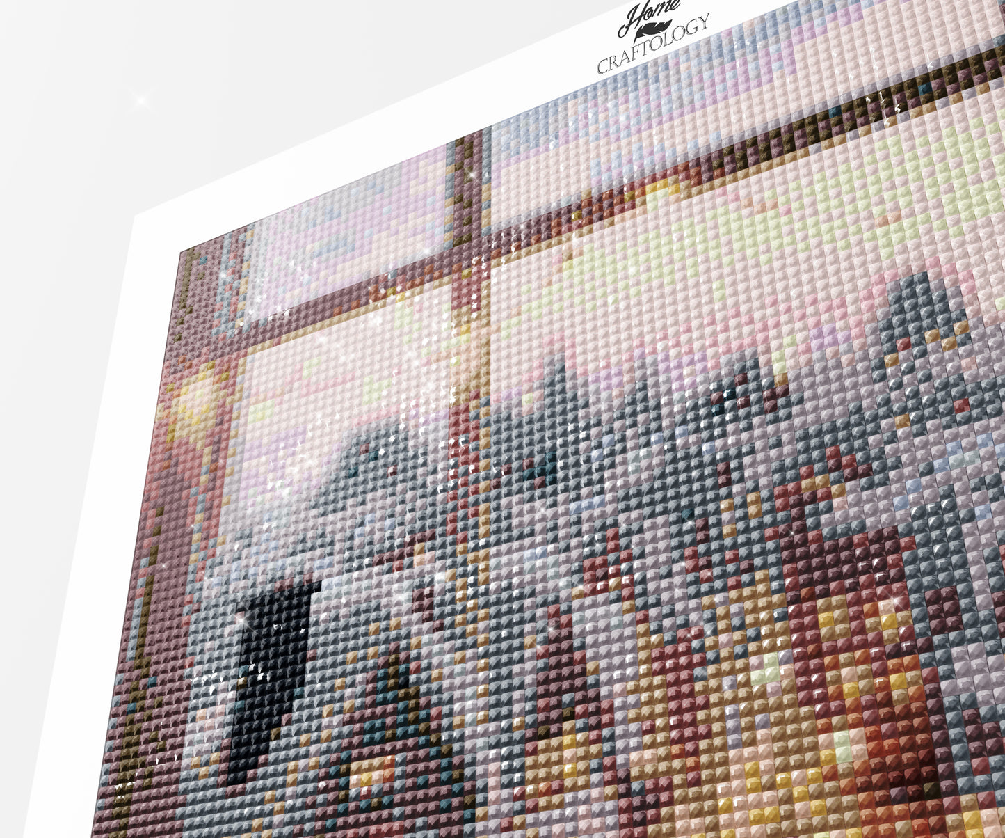 Frosted Window Wonderland - Exclusive Premium Diamond Painting Kit