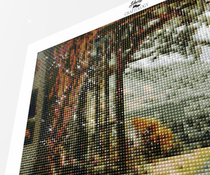 Sunlight Over Fields - Exclusive Premium Diamond Painting Kit