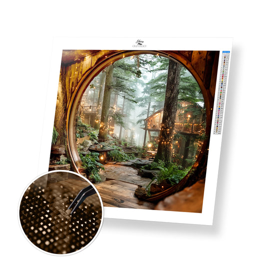 Twinkling Forest Escape - Exclusive Premium Diamond Painting Kit