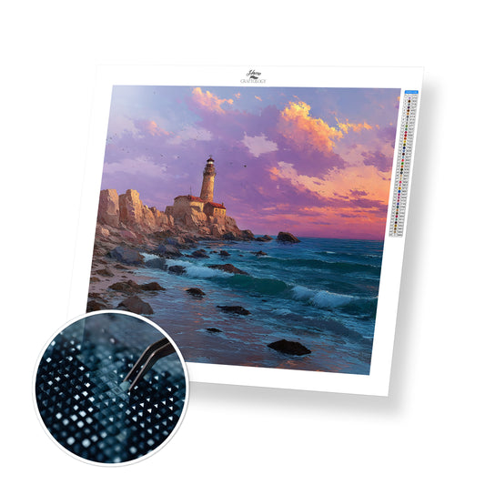 Evening by the Waves - Time Limited Exclusive Diamond Painting Kit