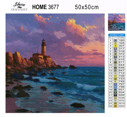 Evening by the Waves - Time Limited Exclusive Diamond Painting Kit