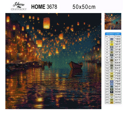 Lanterns of Love - Time Limited Exclusive Diamond Painting Kit