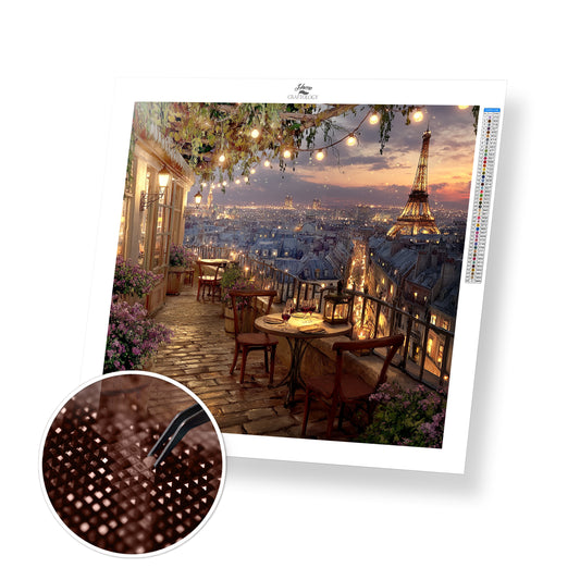 Parisian Rooftop Romance - Time Limited Exclusive Diamond Painting Kit