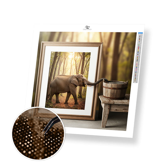 Gentle Giant’s Sip - Time Limited Exclusive Diamond Painting Kit