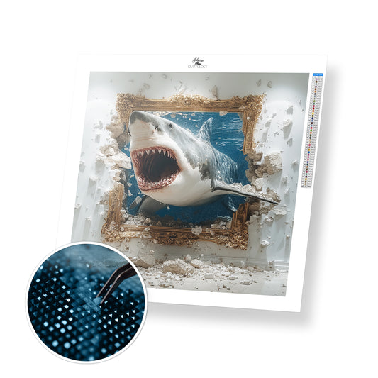Jaws Unleashed - Time Limited Exclusive Diamond Painting Kit
