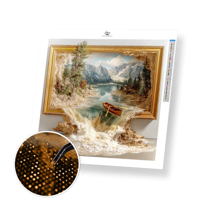 Rowing Into Reality - Time Limited Exclusive Diamond Painting Kit