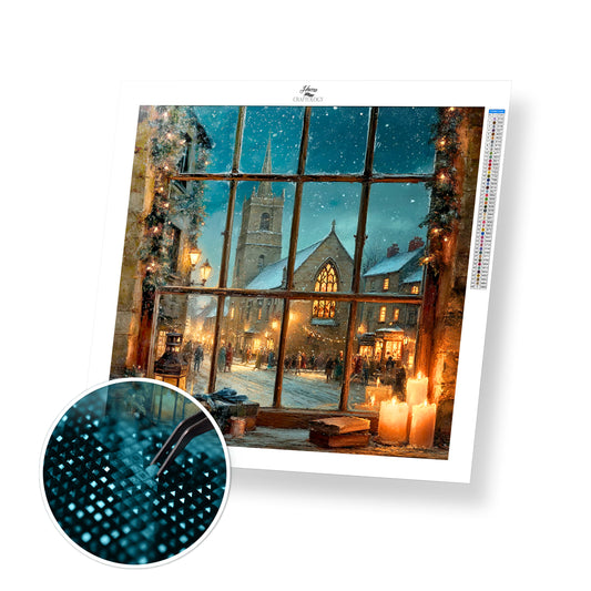 Chapel Bells on Christmas Eve - Time Limited Exclusive Diamond Painting Kit