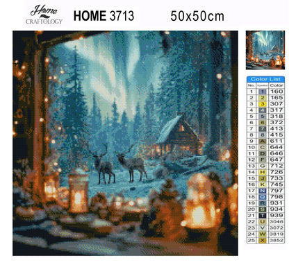 Cozy Alpine Chalet - Time Limited Exclusive Diamond Painting Kit