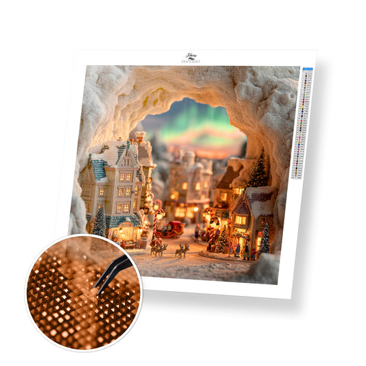 North Pole Toy Scene - Time Limited Exclusive Diamond Painting Kit