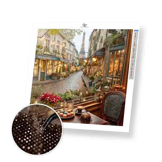 Parisian Christmas Window - Time Limited Exclusive Diamond Painting Kit