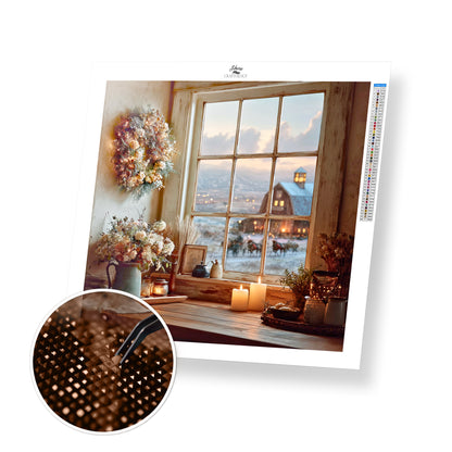 Rustic Farmhouse Christmas - Time Limited Exclusive Diamond Painting Kit