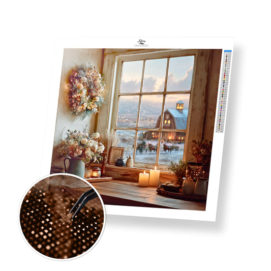 Rustic Farmhouse Christmas - Time Limited Exclusive Diamond Painting Kit