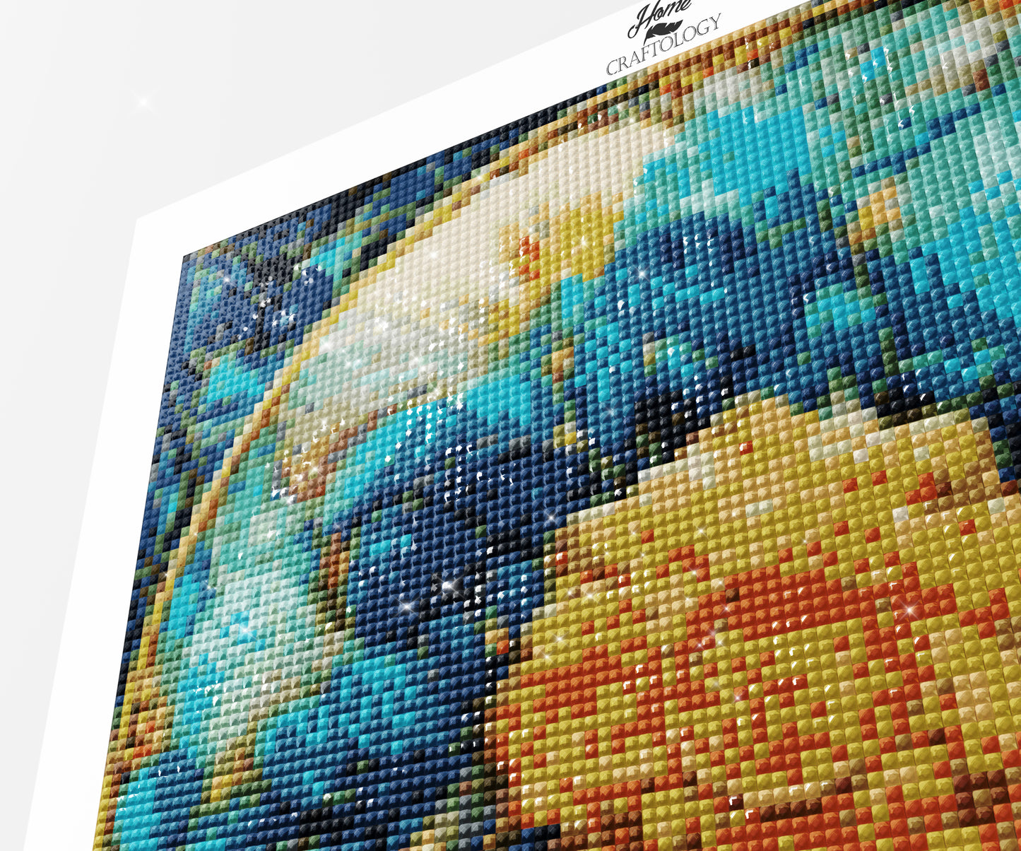 Aqua Dream Mandala - Time Limited Exclusive Diamond Painting Kit