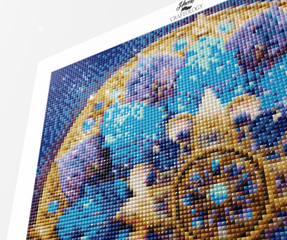 Blue Crystal Mandala - Time Limited Exclusive Diamond Painting Kit