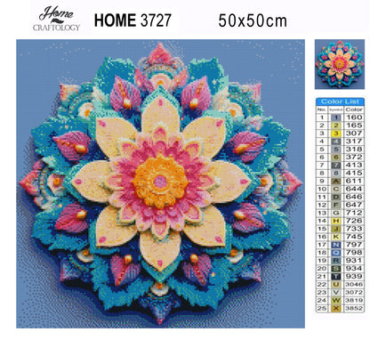Cool Tone Mandala - Time Limited Exclusive Diamond Painting Kit