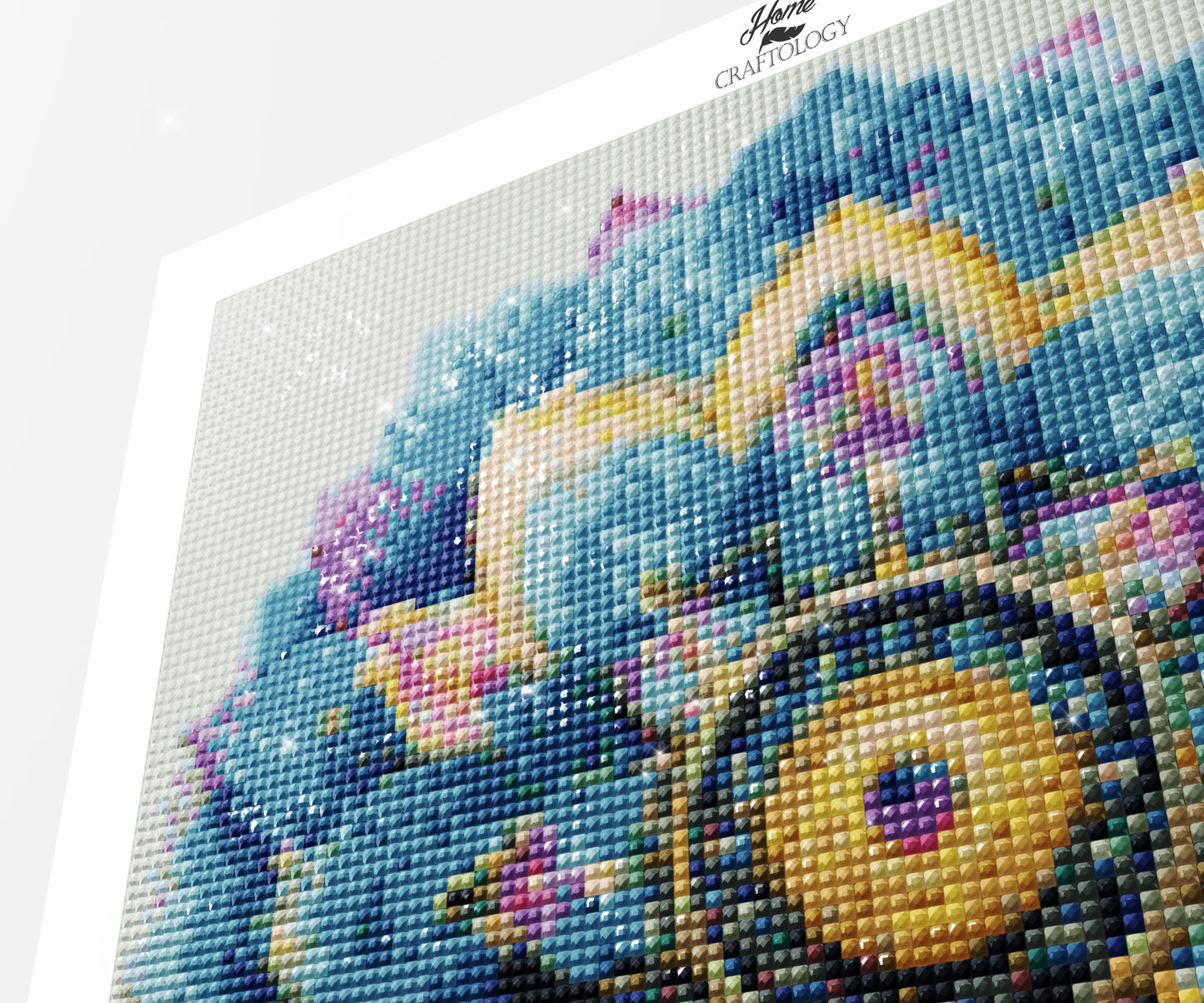 Flow of Blue Mandala - Time Limited Exclusive Diamond Painting Kit