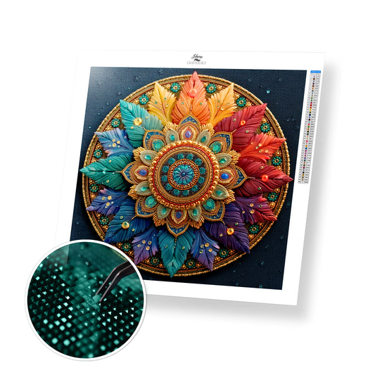 Infinite Colors Mandala - Time Limited Exclusive Diamond Painting Kit