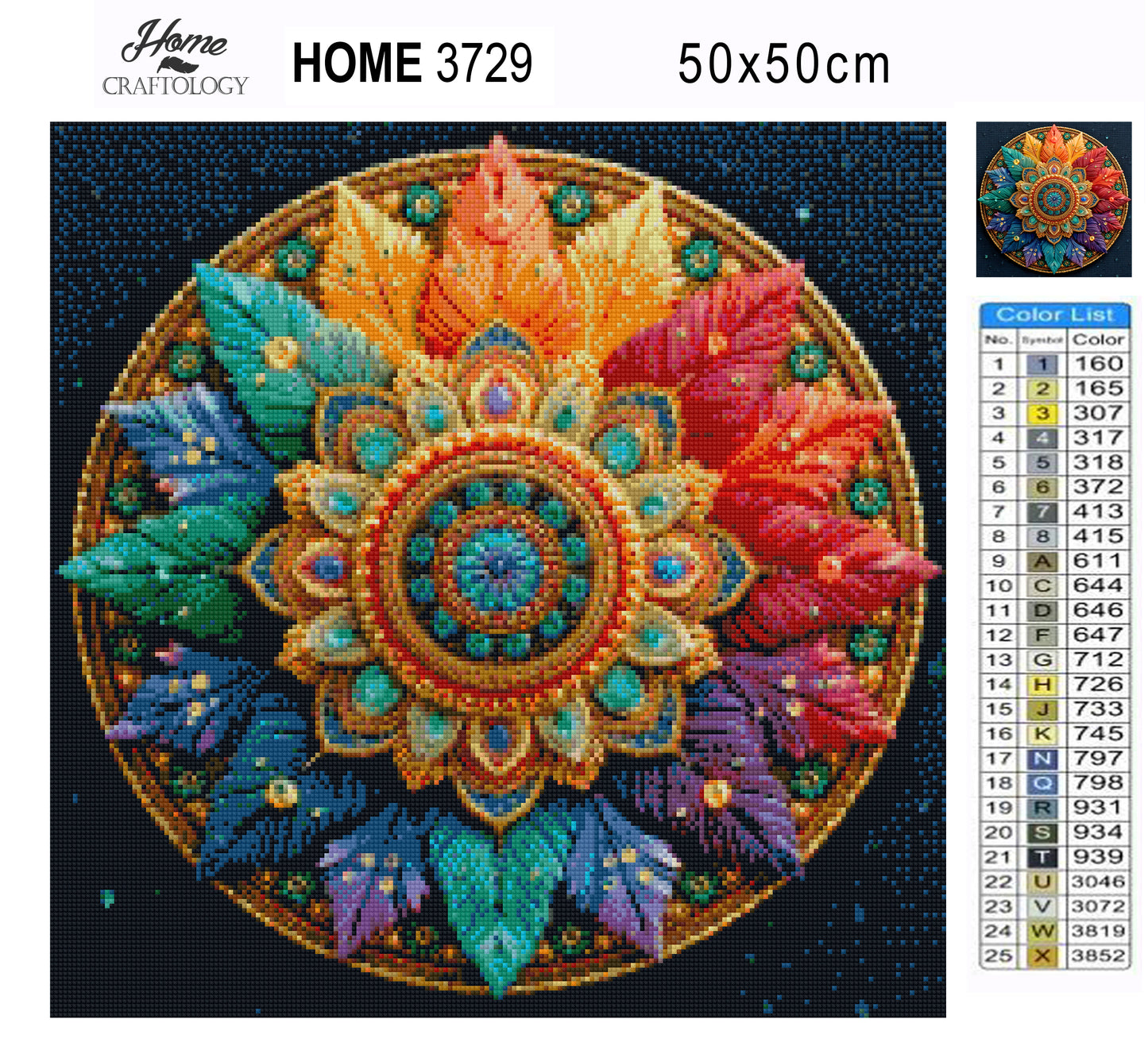 Infinite Colors Mandala - Time Limited Exclusive Diamond Painting Kit