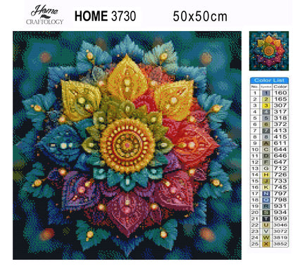 Jewel Petal Mandala - Time Limited Exclusive Diamond Painting Kit