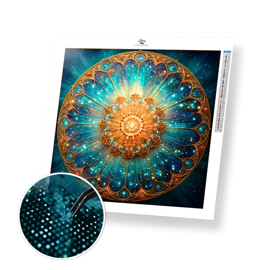 Ocean Flow Mandala - Time Limited Exclusive Diamond Painting Kit