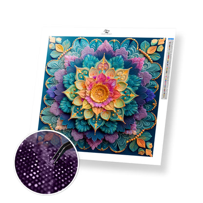 Petal Burst Mandala - Time Limited Exclusive Diamond Painting Kit