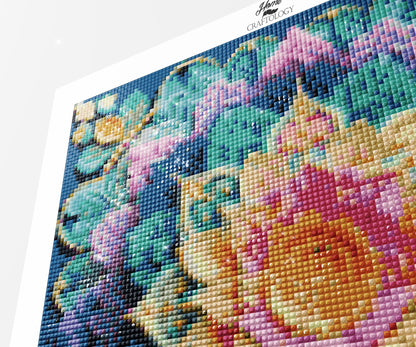 Petal Burst Mandala - Time Limited Exclusive Diamond Painting Kit