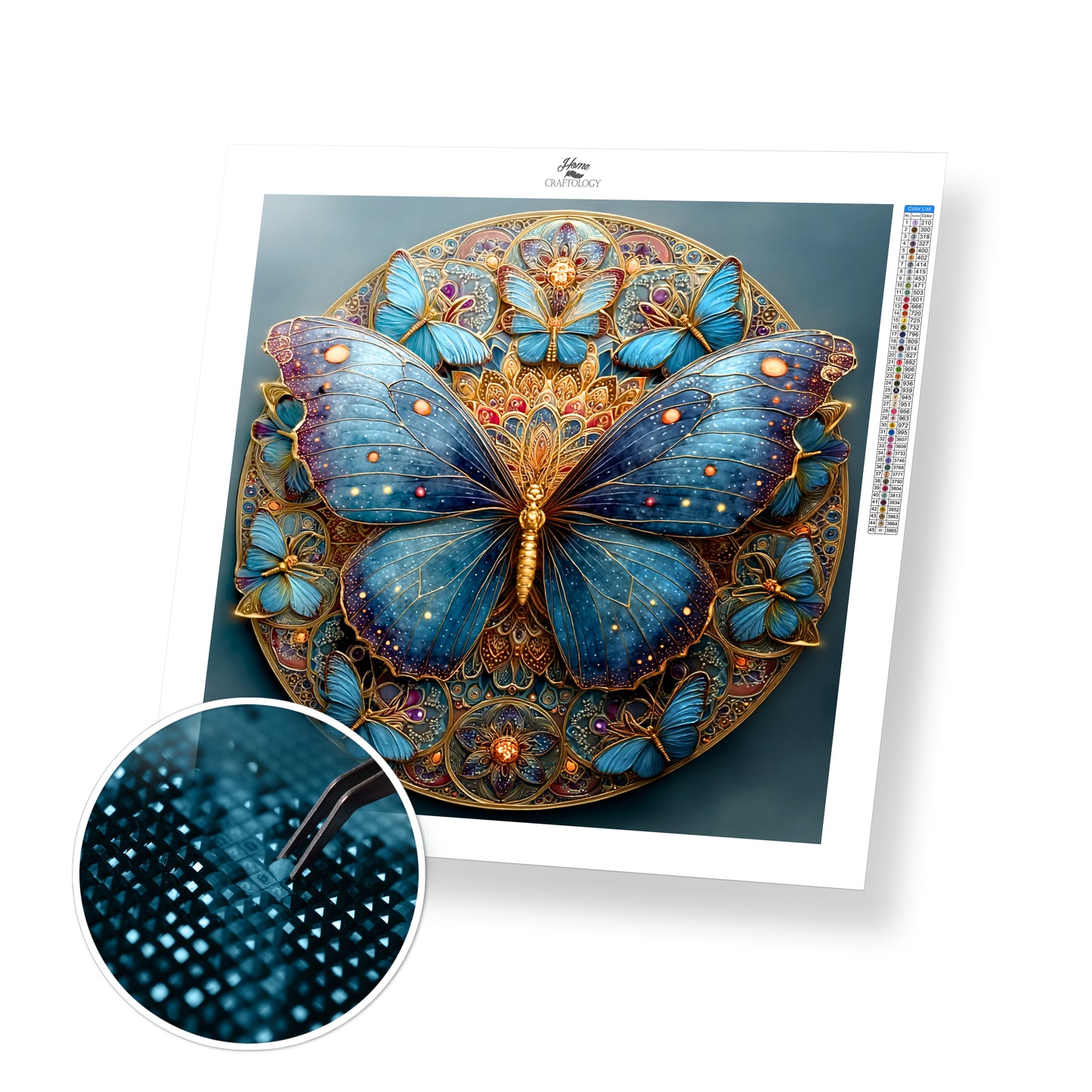 Winged Beauty Mandala - Time Limited Exclusive Diamond Painting Kit