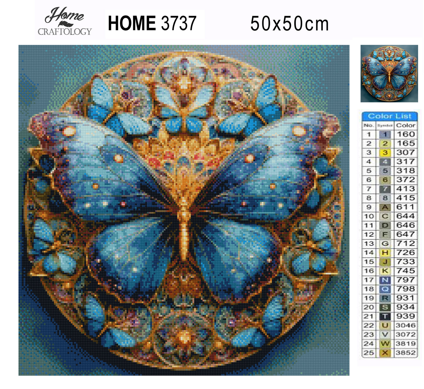 Winged Beauty Mandala - Time Limited Exclusive Diamond Painting Kit