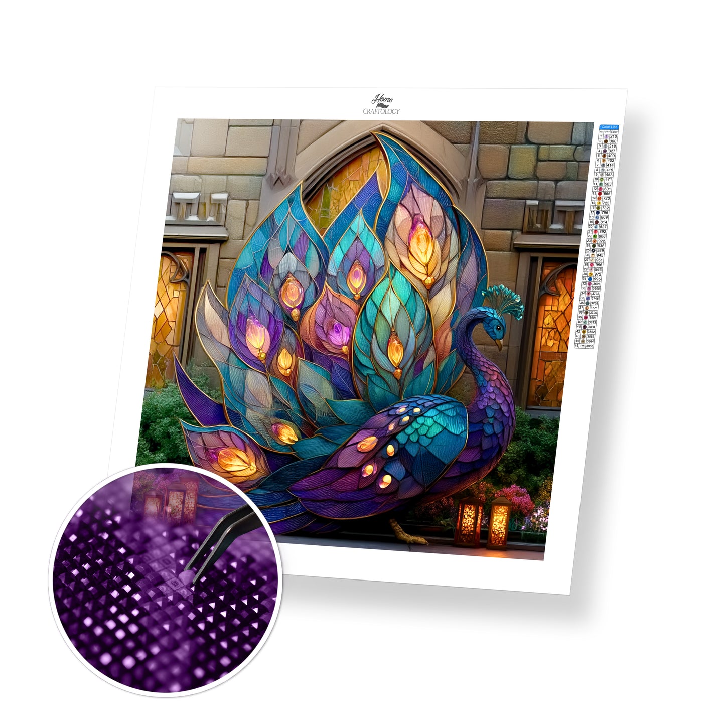 Crystal Peacock - Time Limited Exclusive Diamond Painting Kit