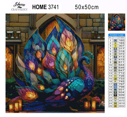 Crystal Peacock - Time Limited Exclusive Diamond Painting Kit