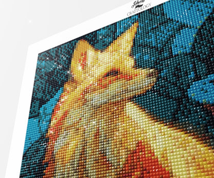 Glowing Glass Fox - Time Limited Exclusive Diamond Painting Kit