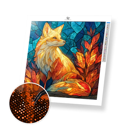 Glowing Glass Fox - Time Limited Exclusive Diamond Painting Kit