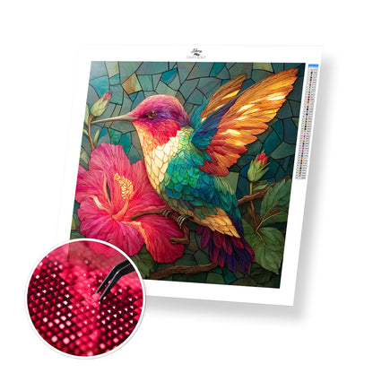 Glowing Hummingbird - Time Limited Exclusive Diamond Painting Kit