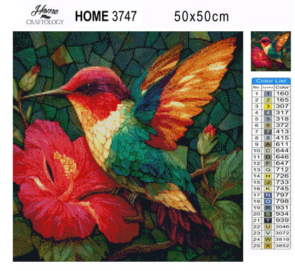 Glowing Hummingbird - Time Limited Exclusive Diamond Painting Kit