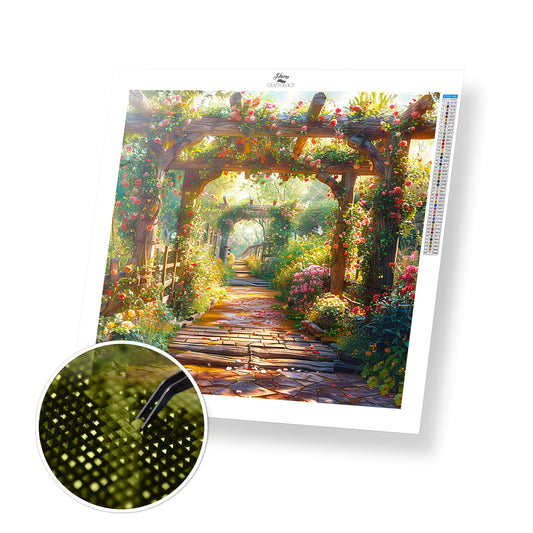 A Path in Bloom - Time Limited Exclusive Diamond Painting Kit