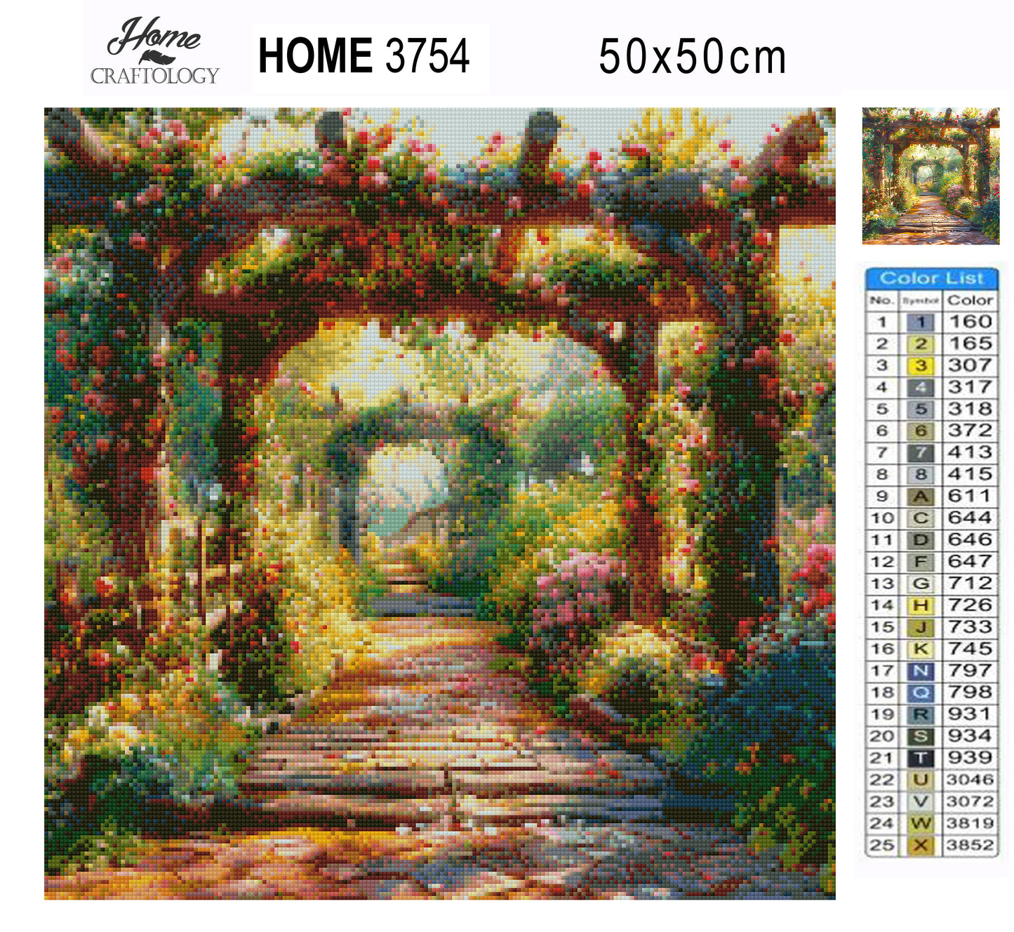 A Path in Bloom - Time Limited Exclusive Diamond Painting Kit