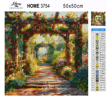 A Path in Bloom - Time Limited Exclusive Diamond Painting Kit