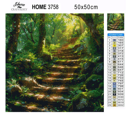 Steps Along the Forest Path - Time Limited Exclusive Diamond Painting Kit