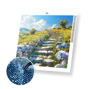 Steps Set in Stone - Time Limited Exclusive Diamond Painting Kit