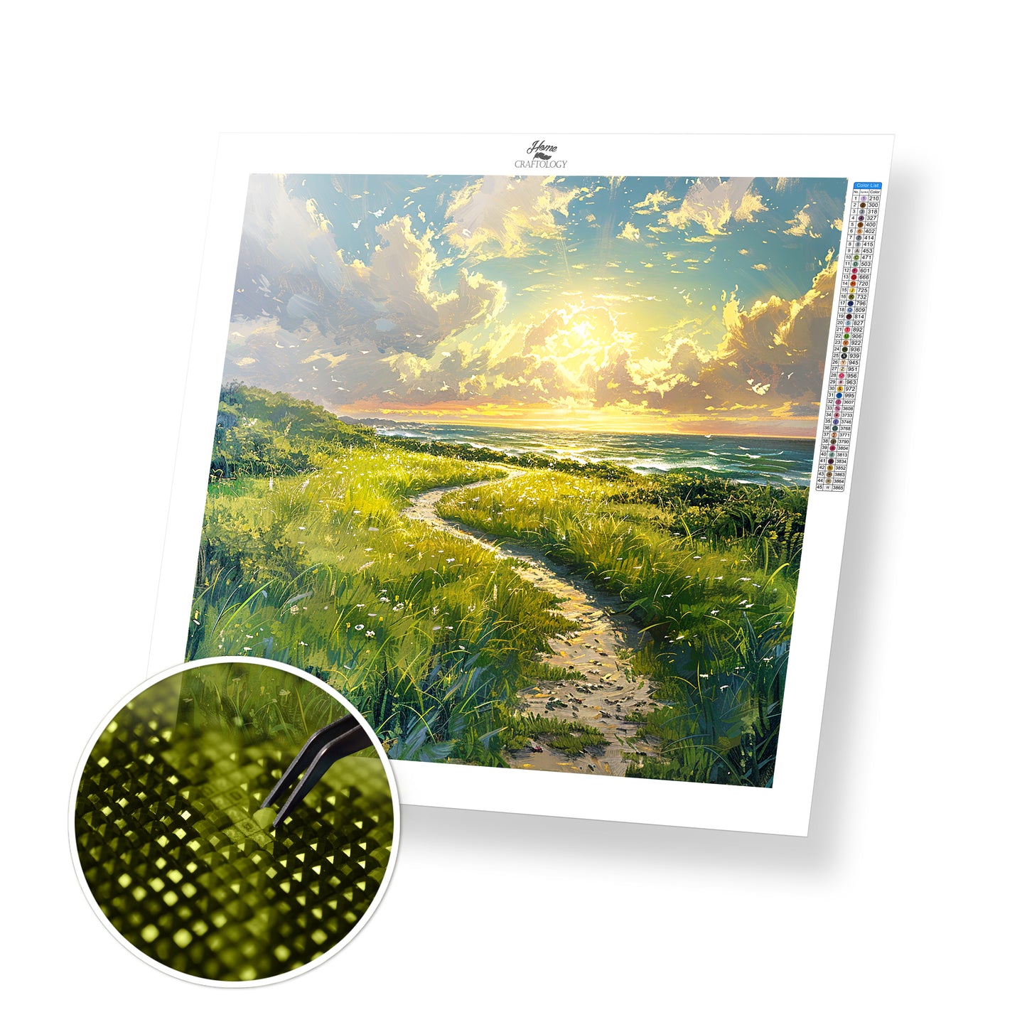 Sunlit Path - Time Limited Exclusive Diamond Painting Kit