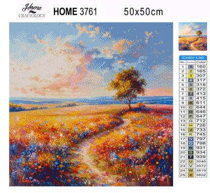 Walking Through the Meadow - Time Limited Exclusive Diamond Painting Kit