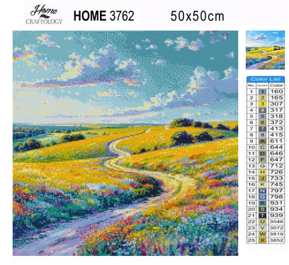Winding Country Road - Time Limited Exclusive Diamond Painting Kit