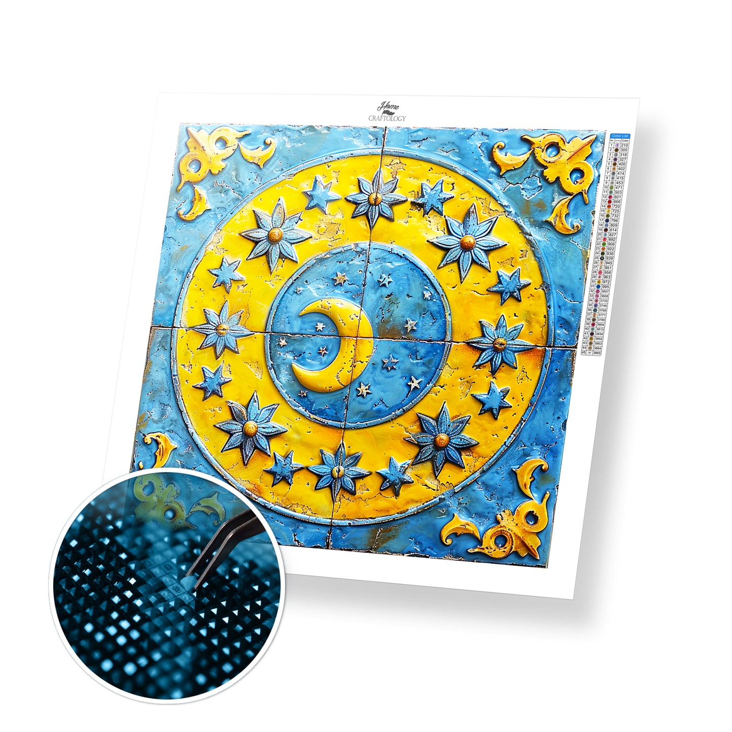 Celestial Sun and Moon - Time Limited Exclusive Diamond Painting Kit
