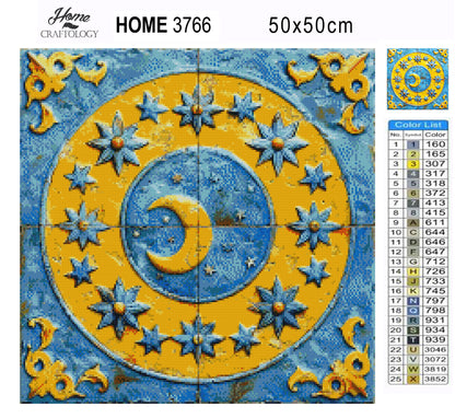 Celestial Sun and Moon - Time Limited Exclusive Diamond Painting Kit