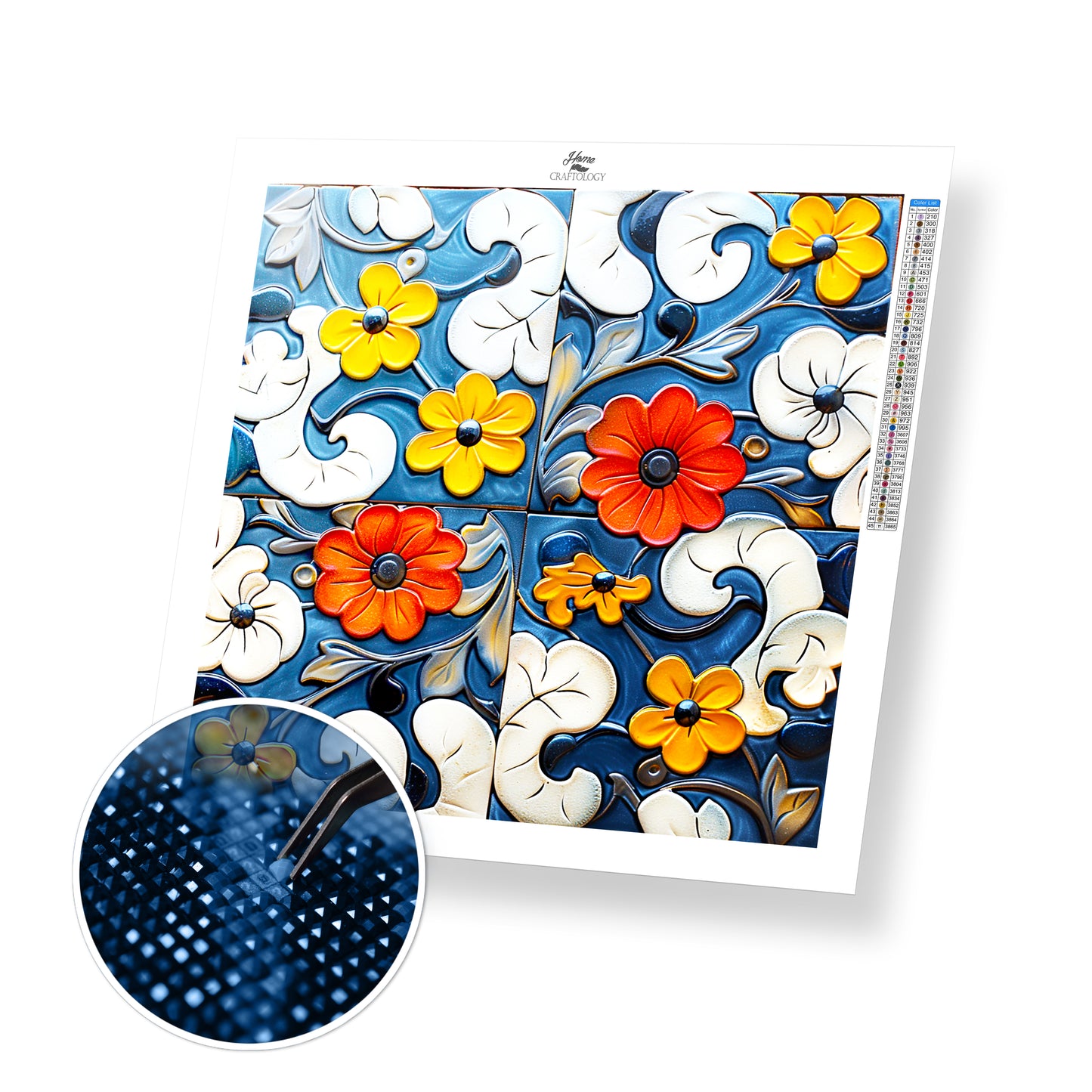 Fiesta Swirls - Time Limited Exclusive Diamond Painting Kit