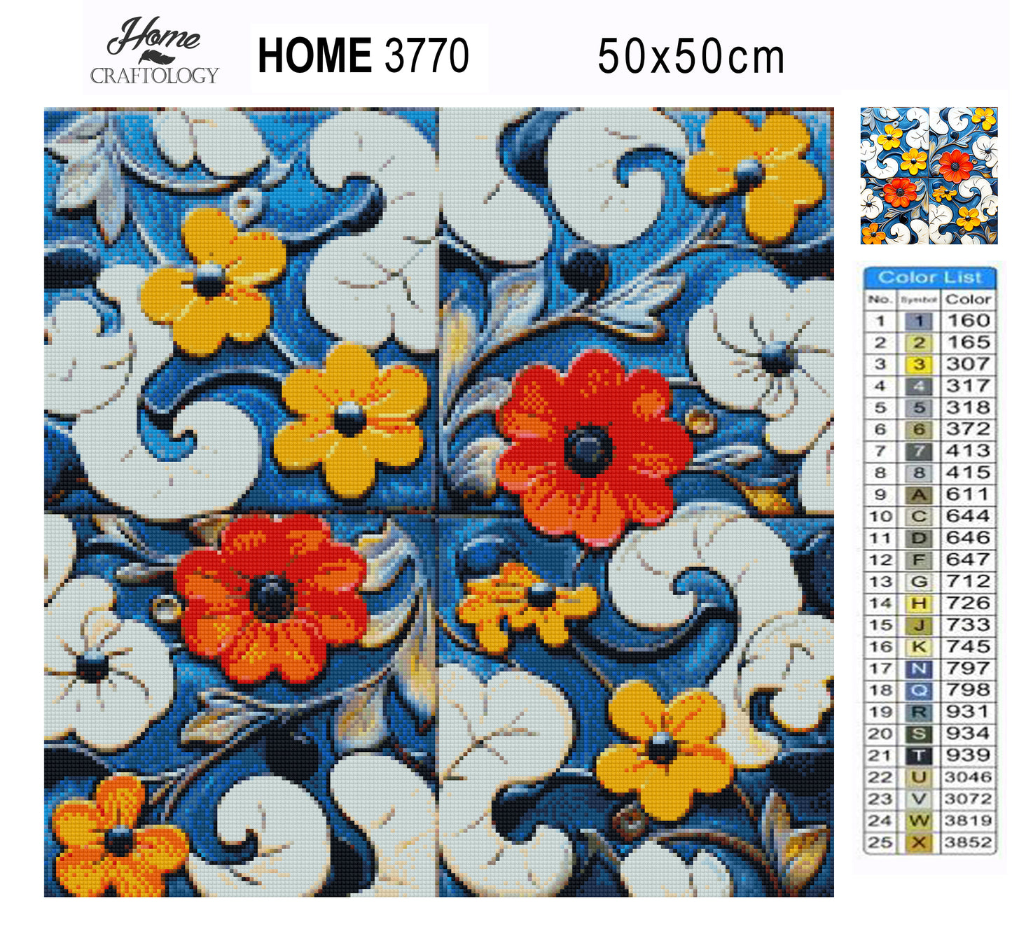 Fiesta Swirls - Time Limited Exclusive Diamond Painting Kit