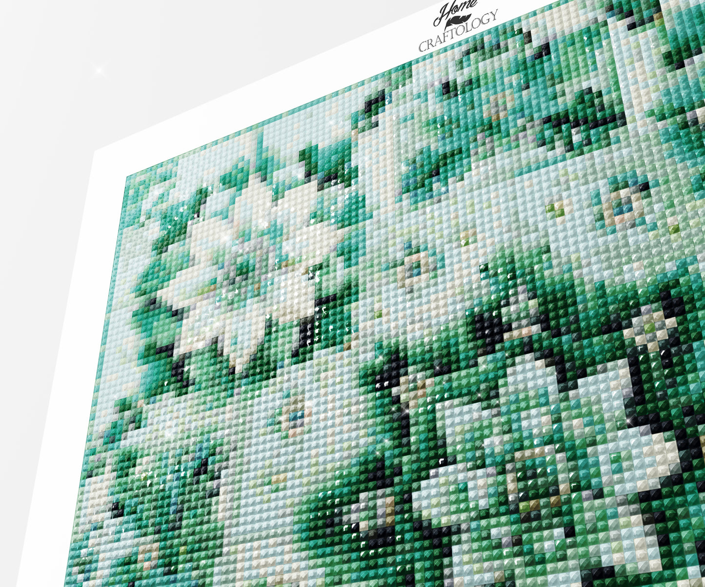 Fresh Green Kaleidoscope - Time Limited Exclusive Diamond Painting Kit