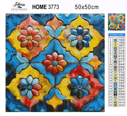 Layered Petal Design - Time Limited Exclusive Diamond Painting Kit